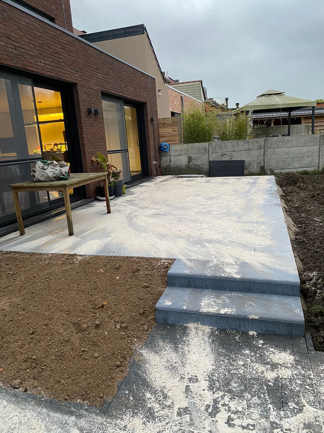 Afgewerkte tuin van Steven Massa